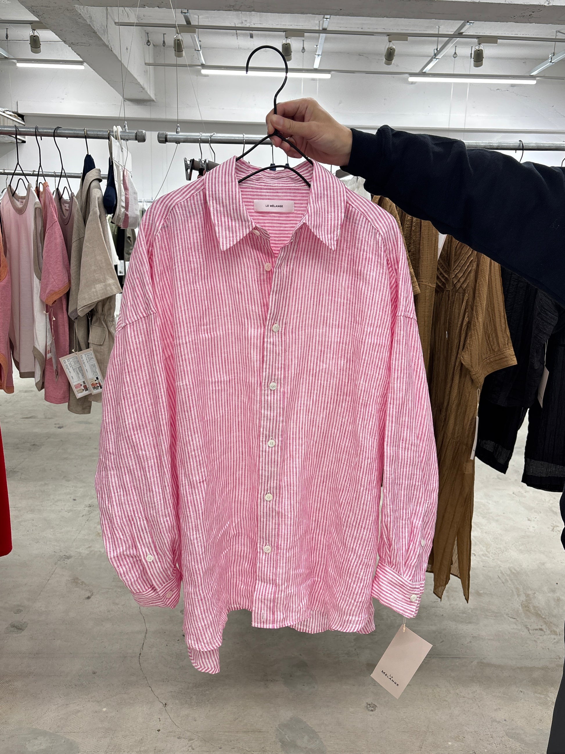 受付終了【予約販売】フレンチリネンシャツ／8623205／LE MÉLANGE／2026 SS#2