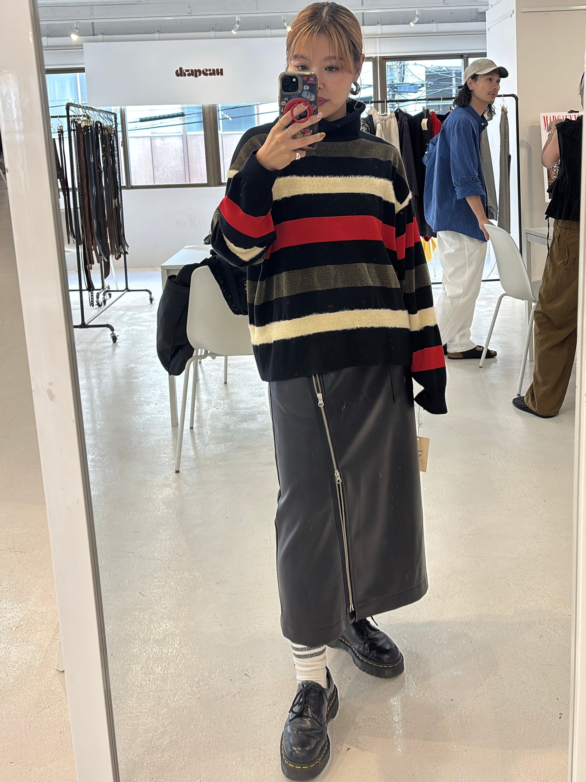 【予約⚡︎販売】レザーラップスカート／MG SK-26135-A／MARGAUX VINTAGE／2026 AW＃2