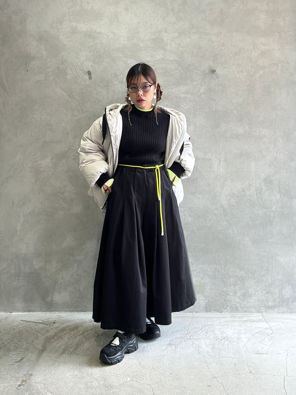 コクーンダウンジャケット／ayane