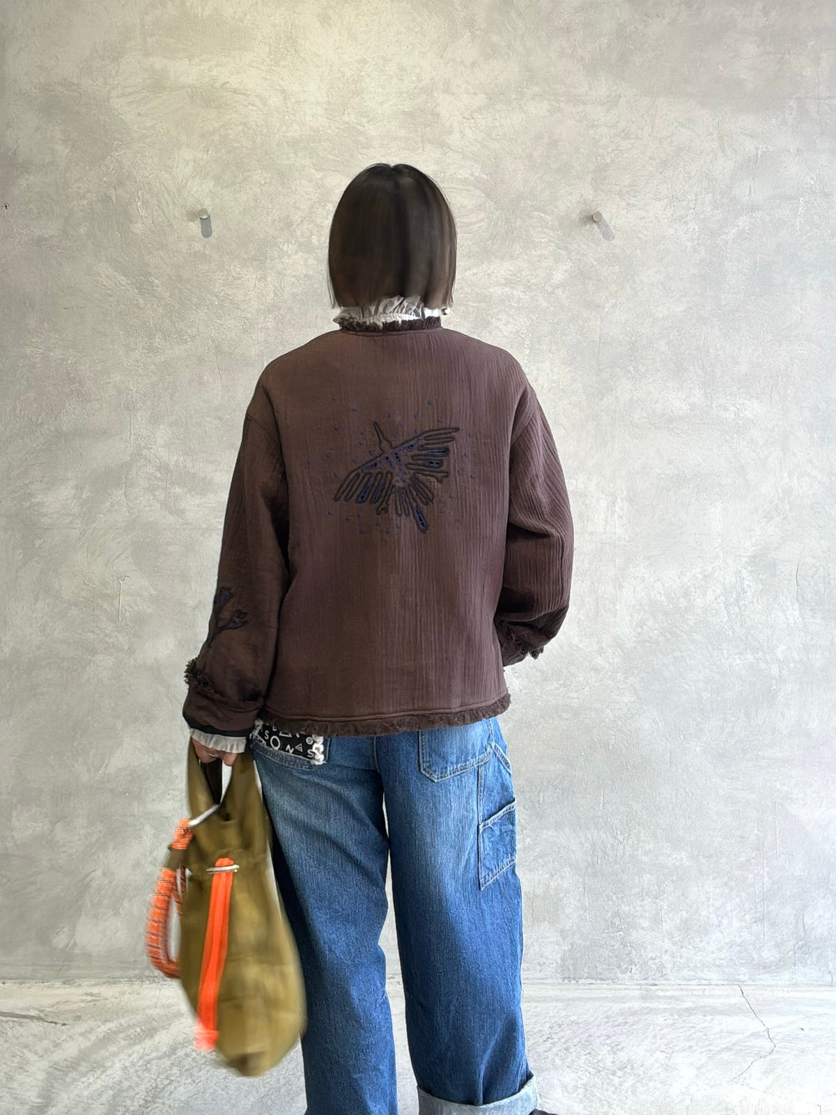 刺繍クルーネックジャケット／#8643804／LE MÉLANGE／2026 AW #1