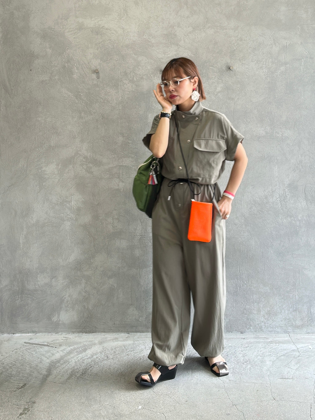 ジャンプスーツ／AL-26043-S／MARGAUX VINTAGE