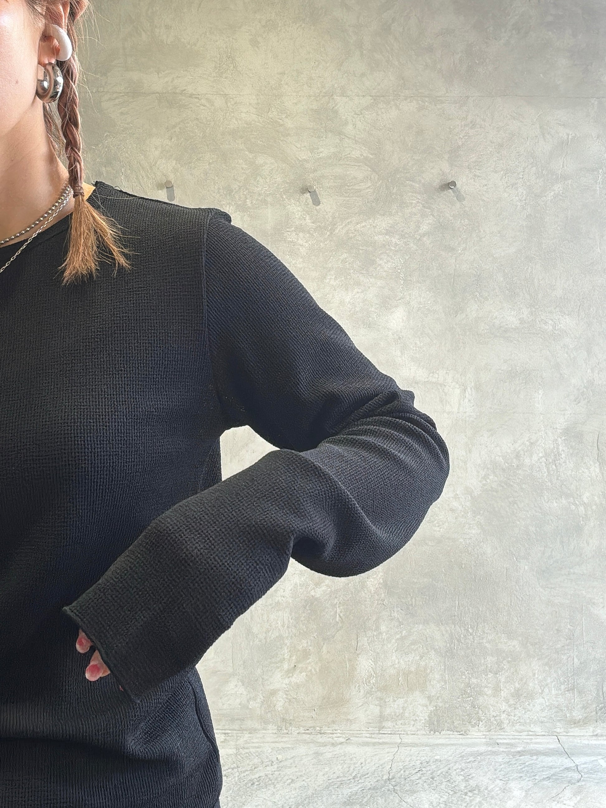 ボートネックカットソー／8611010／LE MÉLANGE