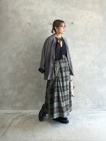 タータンチェックスカート／MIA ASTERISM