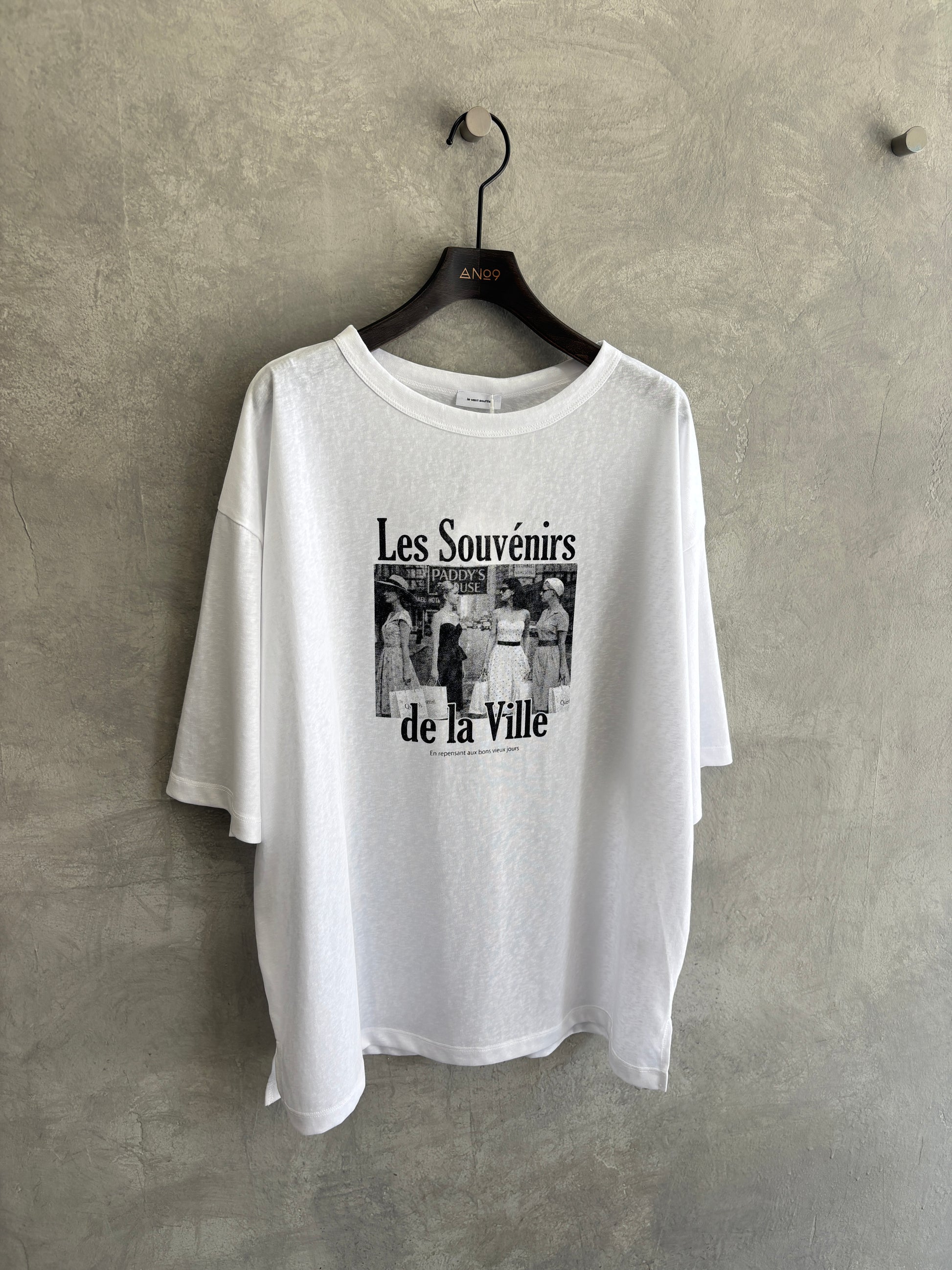 【予約販売】Les Souvenirs シアー天竺Tシャツ／ING