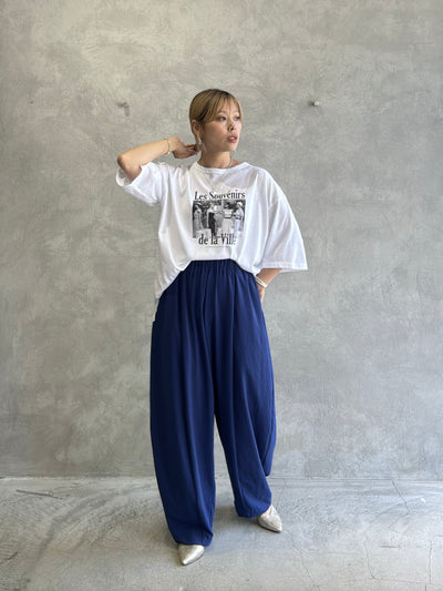 受付終了【予約販売】Les Souvenirs シアー天竺Tシャツ／ING