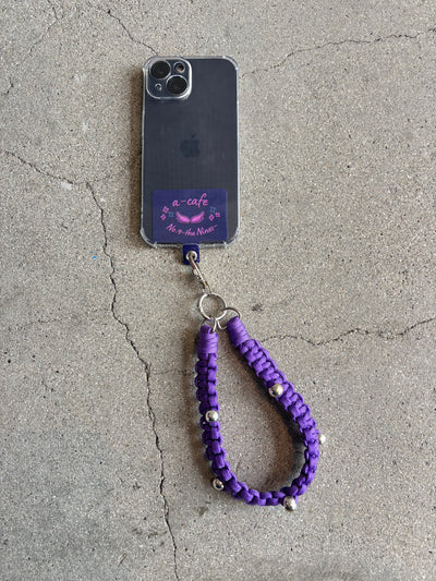 ⭐︎コラボ【予約販売】ザナインズカラーの2way仕様スマホショルダー／ホイップウェーブ＆パール／受注生産