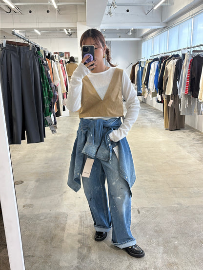 受付終了【予約販売】ボートネックカットソー／8611010／LE MÉLANGE