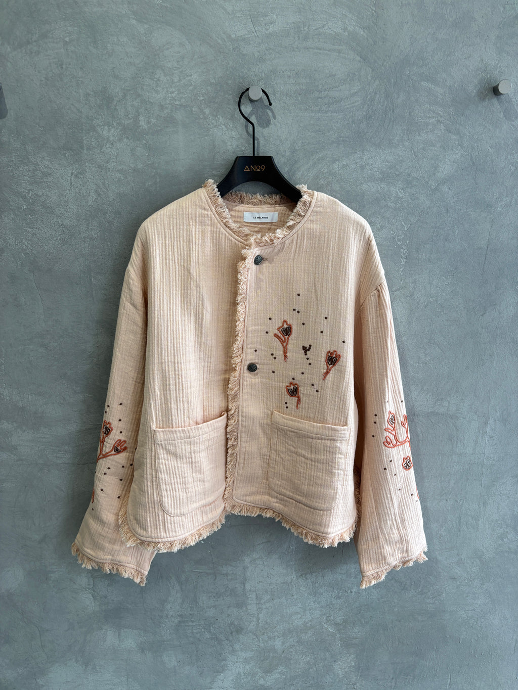 刺繍クルーネックジャケット／#8643804／LE MÉLANGE／2026 AW #1