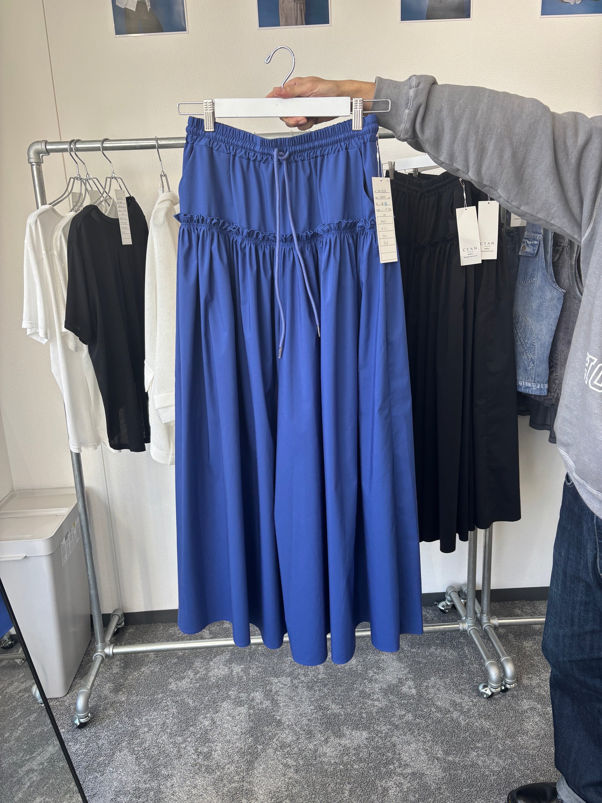 【予約販売】フリルギャザーバギーパンツ／601456／CYAN tokyo／2026 SS#2