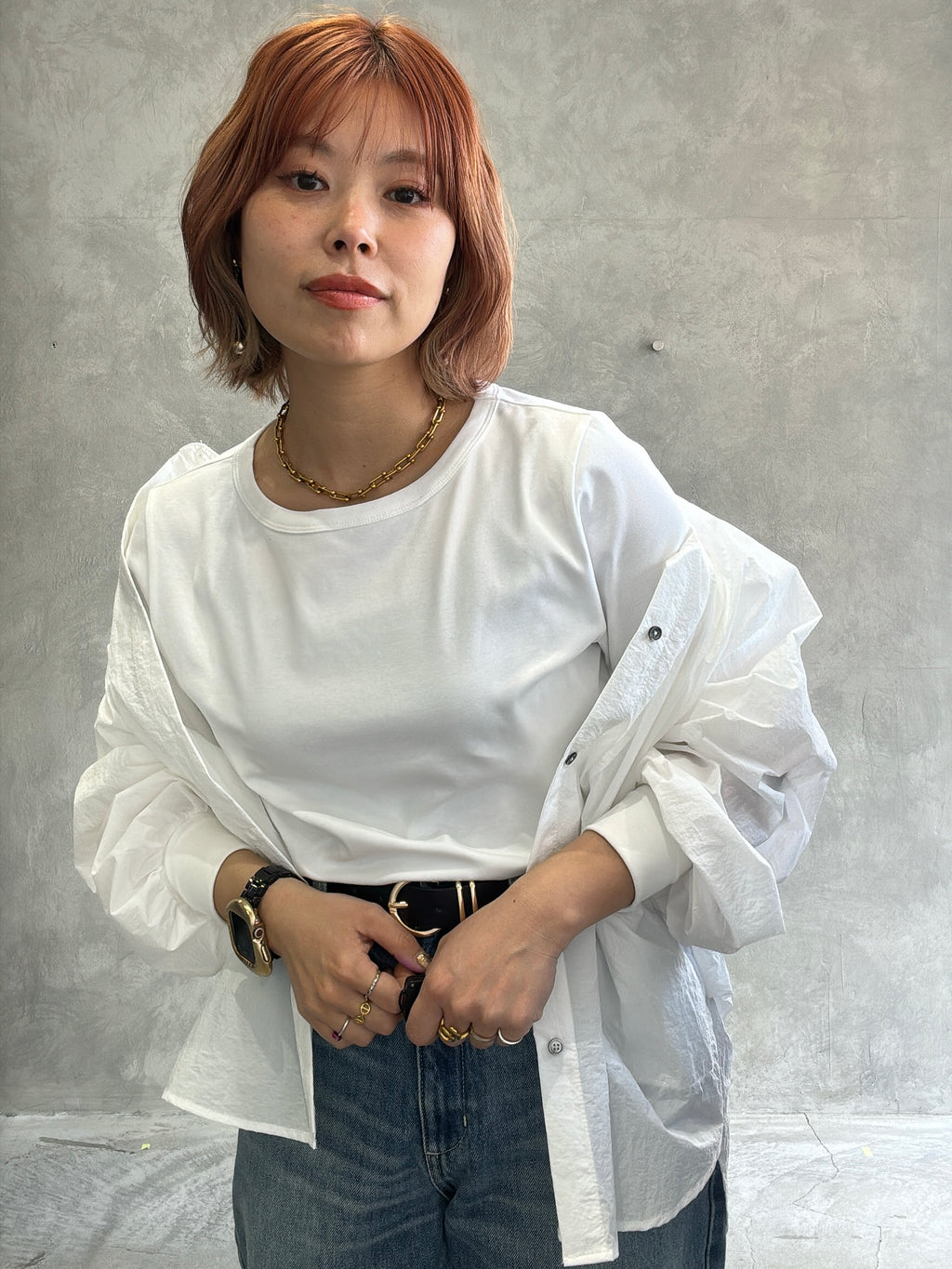 ベーシックTシャツ／Anna Kerry／MNMS