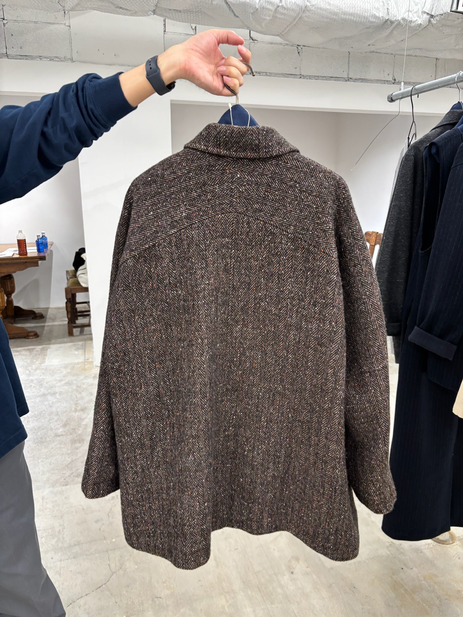 受付終了【予約⚡︎販売】ハーフ丈チェスターコート／#8643901／LE MÉLANGE／2026 AW #1