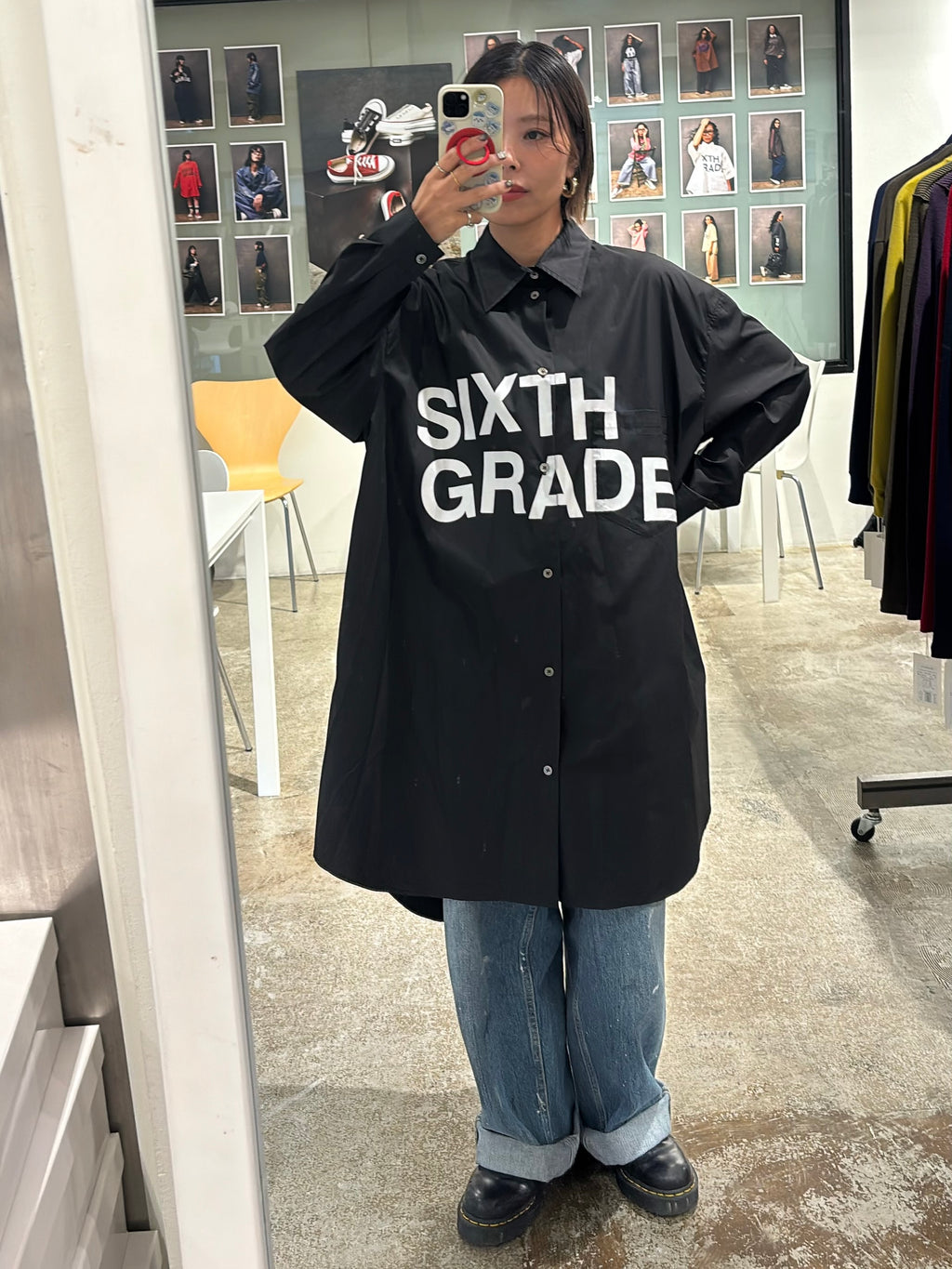 【予約販売】SIXTH GRADE LONG SHIRT／MSH-038／M53.
