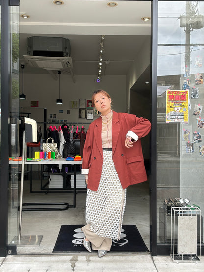 メッシュレイヤードパンツ／LHELBIE