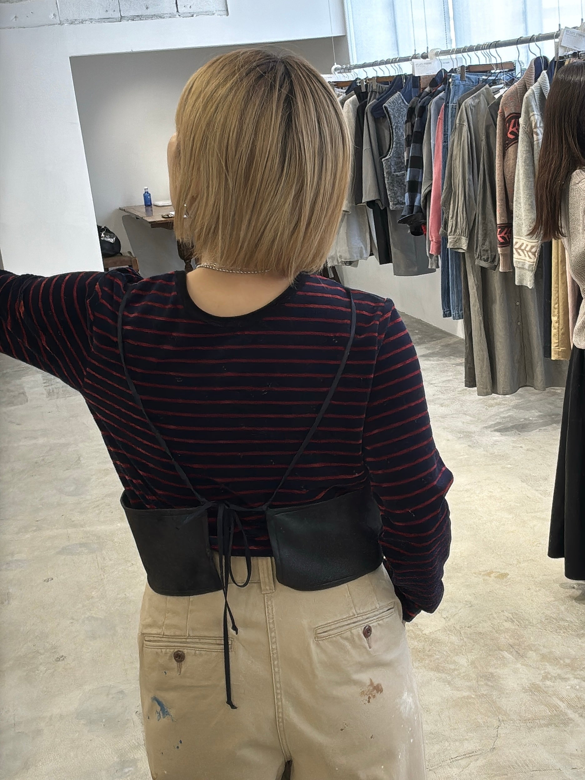 【予約⚡︎販売】モッチモチダンボール箔プリントビスチェ／8651702／LE MÉLANGE／2026 AW #2