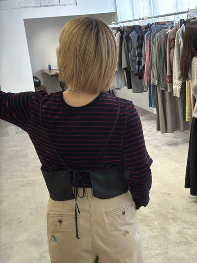 受付終了【予約⚡︎販売】モッチモチダンボール箔プリントビスチェ／8651702／LE MÉLANGE／2026 AW #2