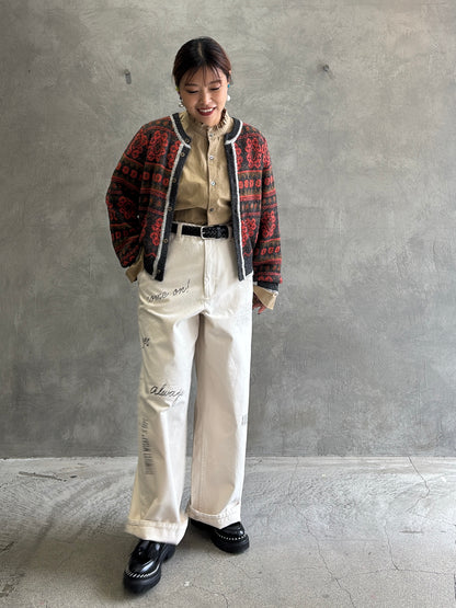 ジャガードカーディガン／LE MÉLANGE