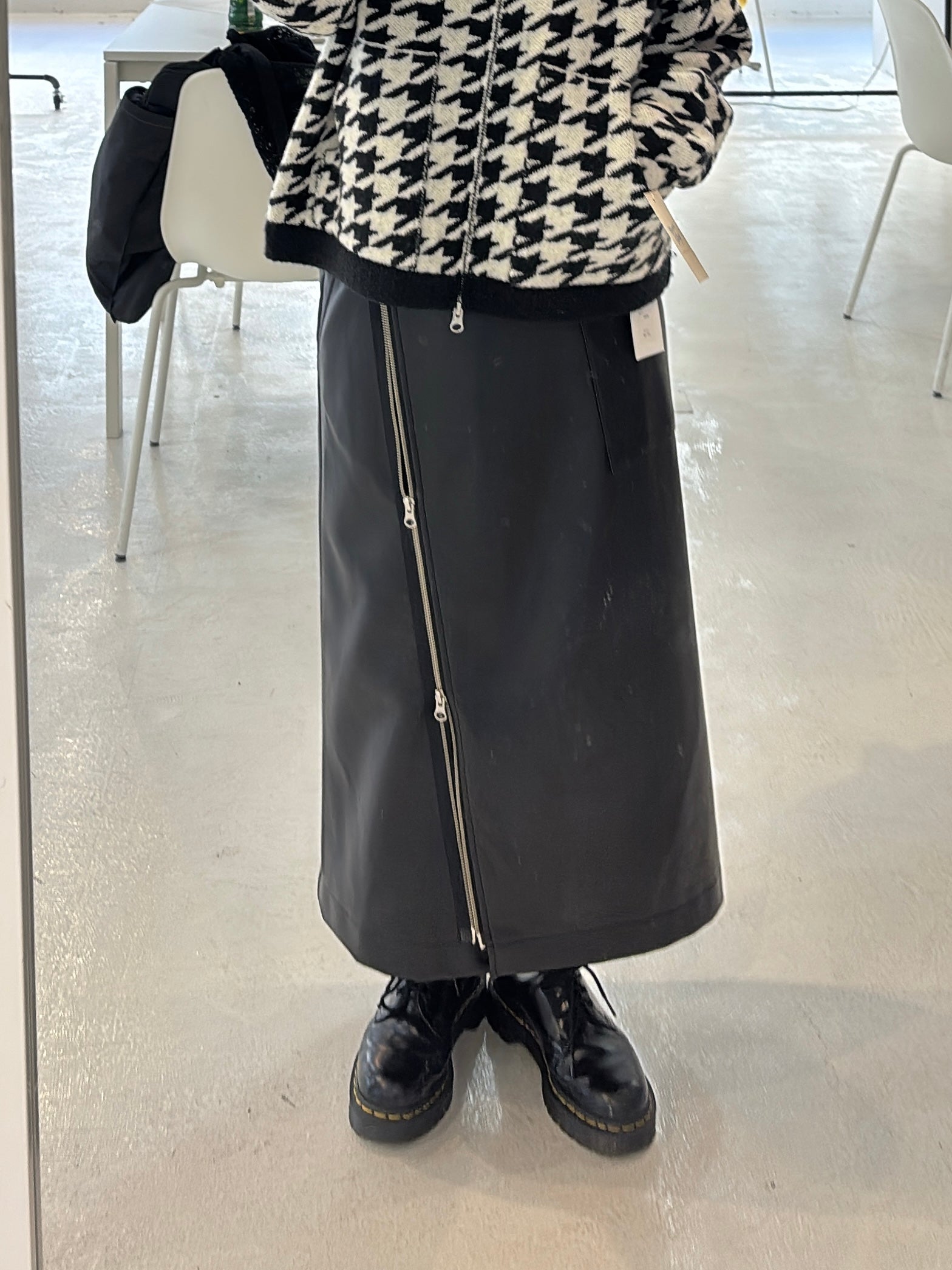 【予約⚡︎販売】レザーラップスカート／MG SK-26135-A／MARGAUX VINTAGE／2026 AW＃2
