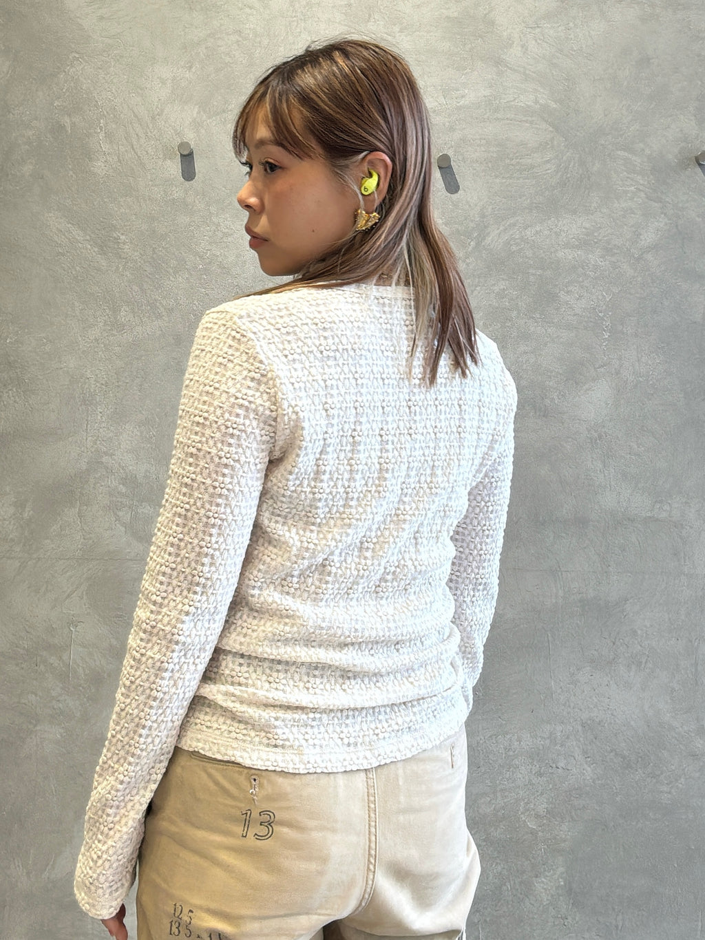 ヘンリーネックカットソー／8611002／LE MÉLANGE