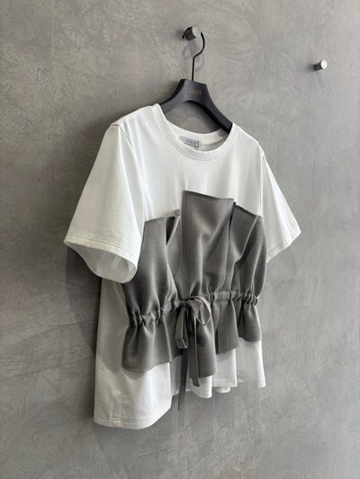 ビスチェレイヤードTシャツ／trois／MNMS