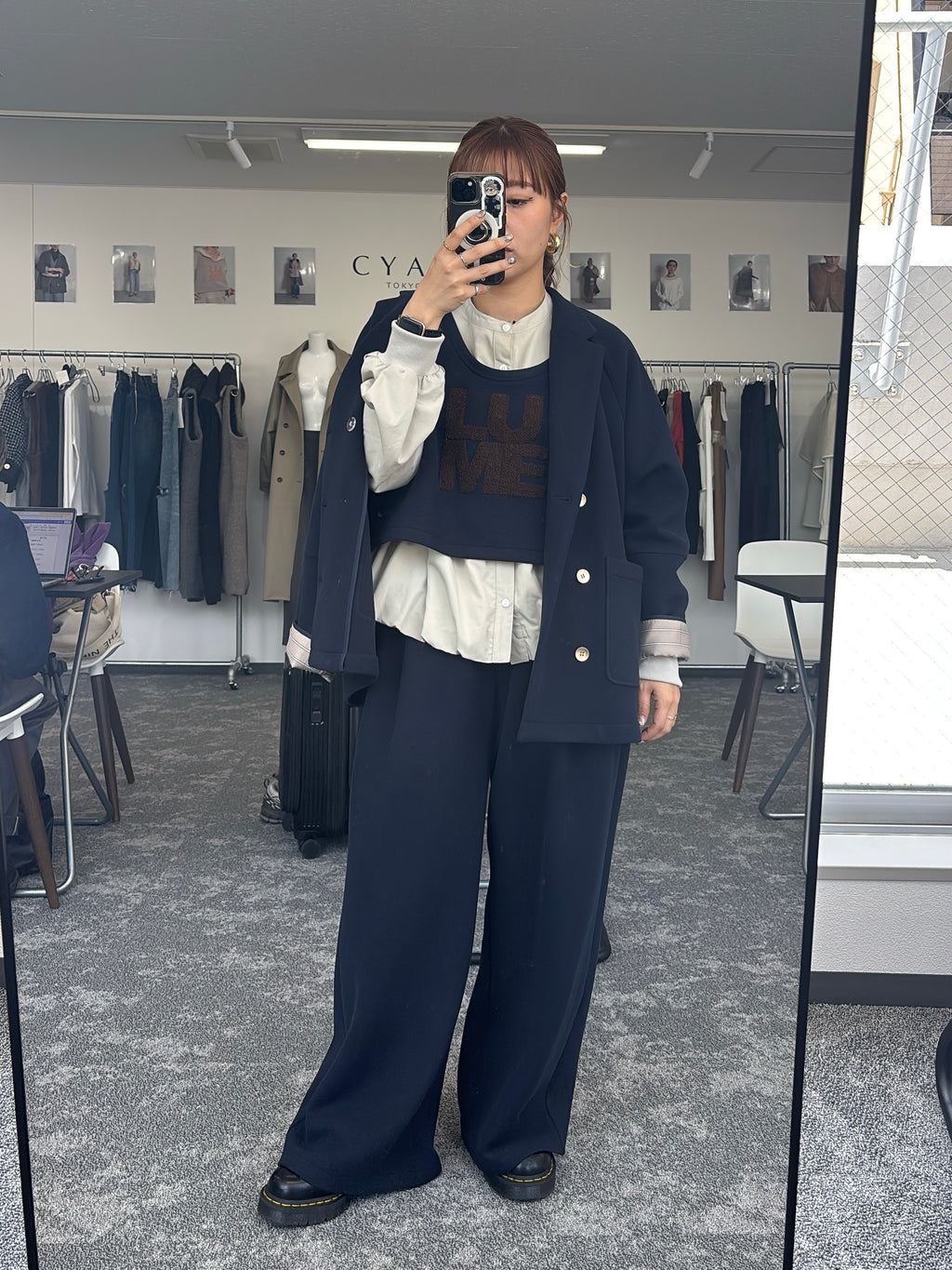 【予約⚡︎販売】スクエアポケットフリースワイドパンツ／604514／CYAN tokyo／2026 AW#1