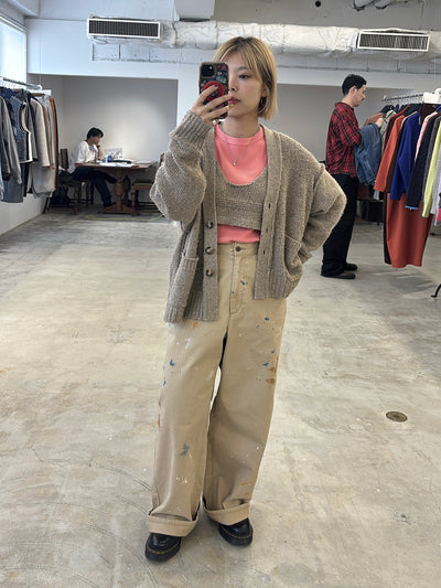 受付終了【予約⚡︎販売】ローゲージニットオーバーサイズカーディガン／8652101／LE MÉLANGE／2026 AW #2