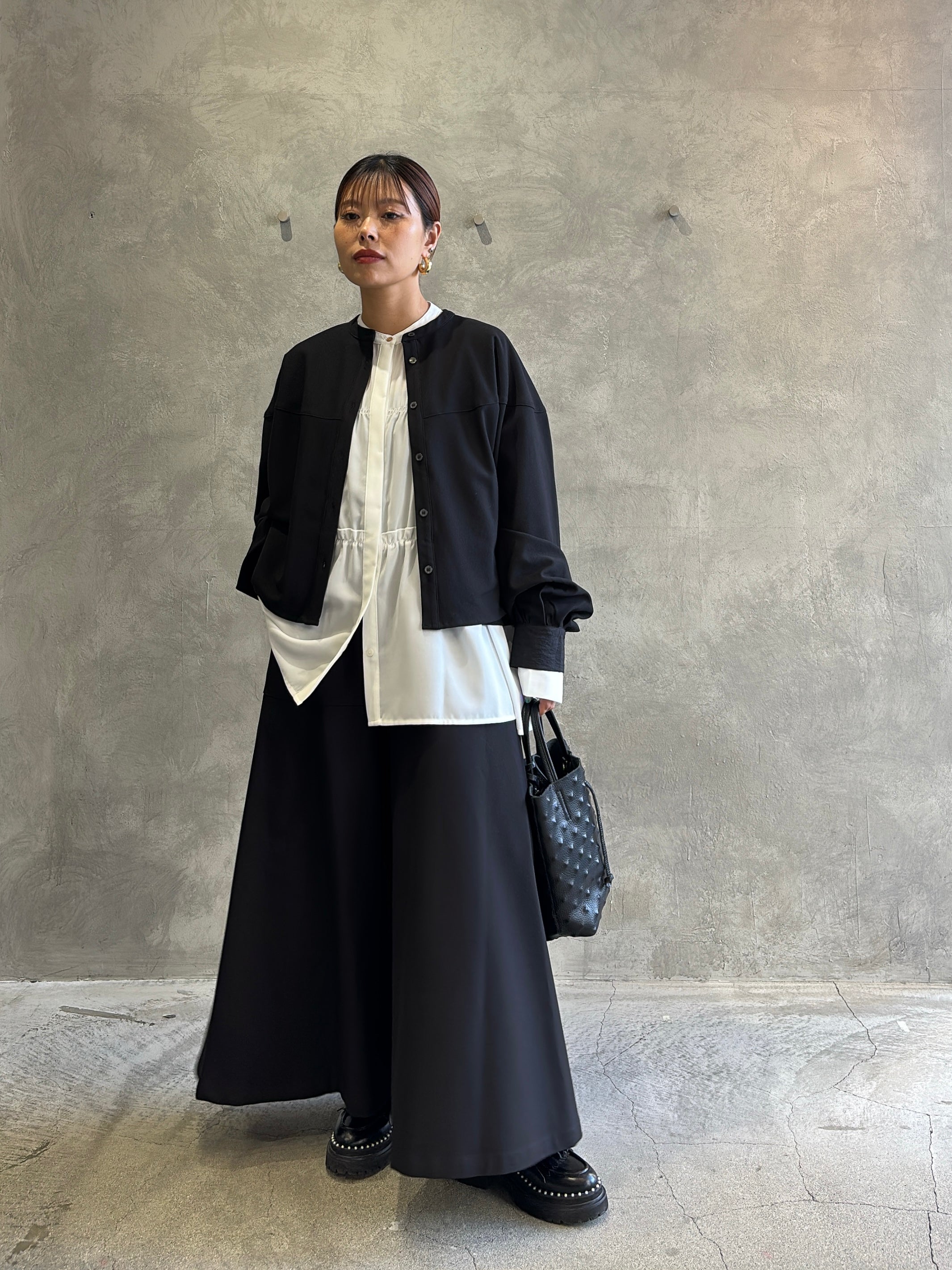 ラウンドヨークガウチョパンツ／CYAN tokyo – No.9-the Nines-