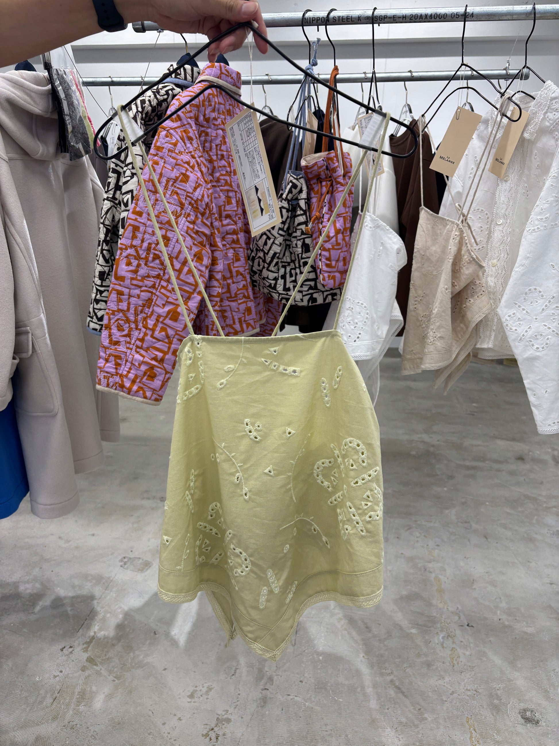 【予約⚡︎販売】カットワーク刺繍キャミソール／8663202／LE MÉLANGE／2026 AW #2
