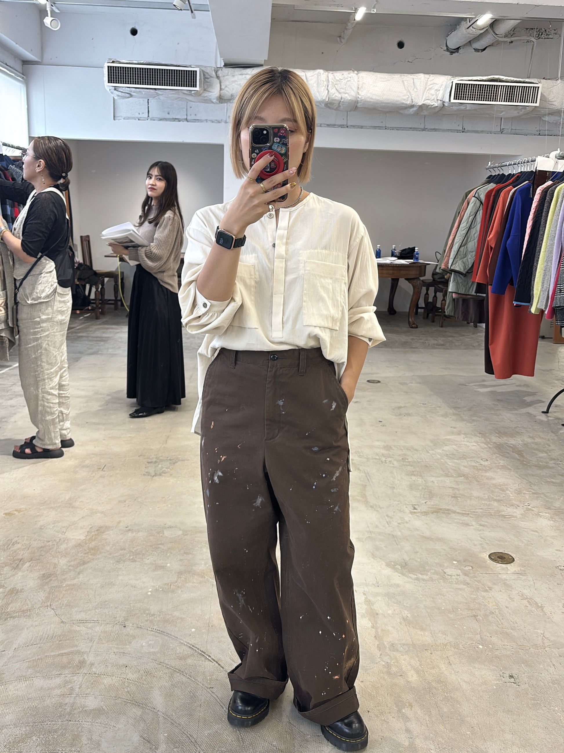 【予約⚡︎販売】ペイントチノパンツ／8653501／LE MÉLANGE／2026 AW #2