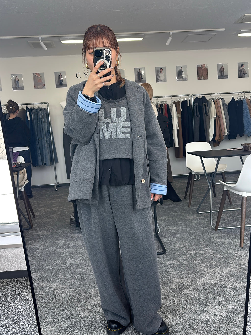 【予約⚡︎販売】マイクロフリースWジャケット／604513／CYAN tokyo／2026 AW#1