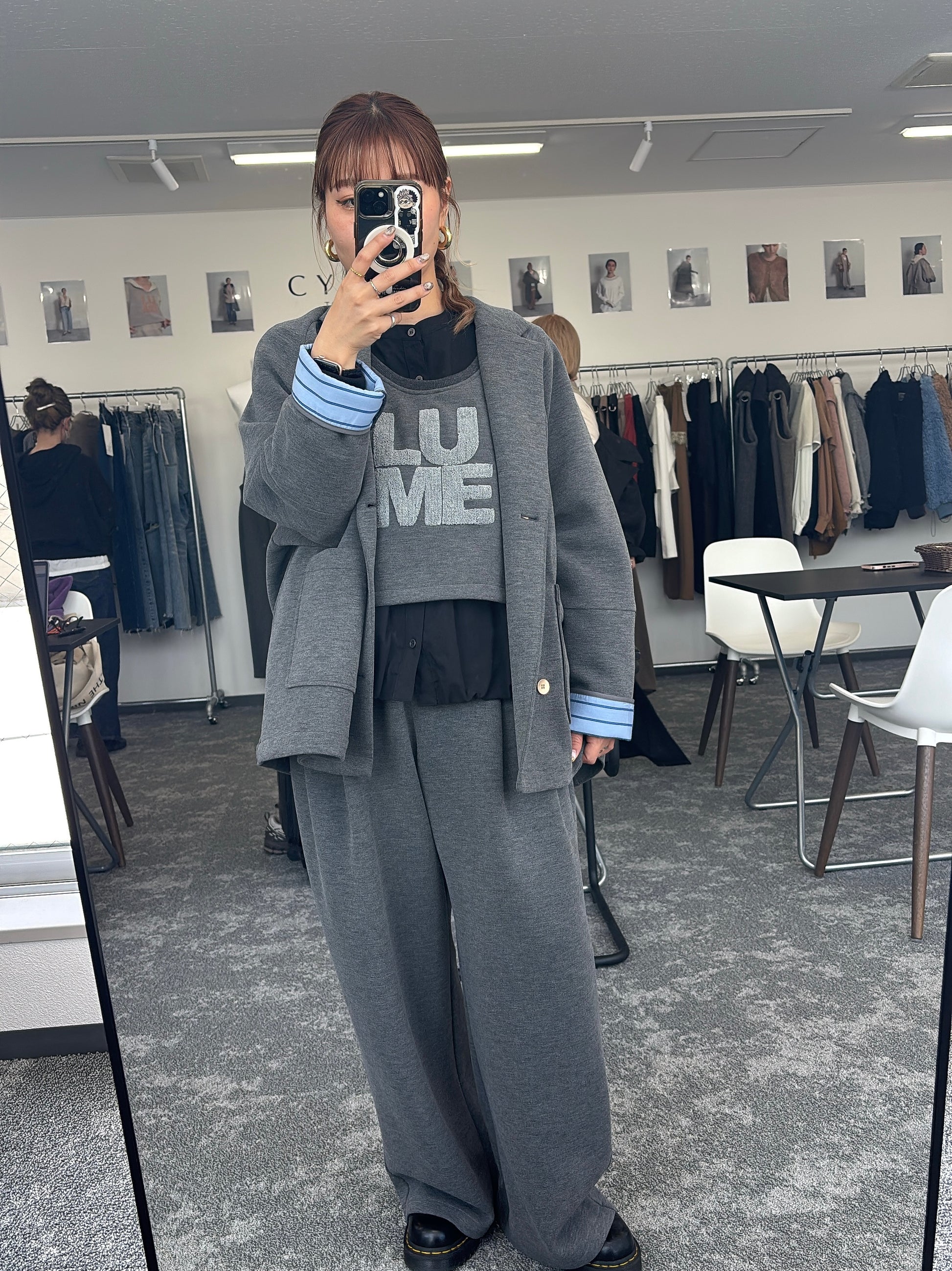 【予約⚡︎販売】マイクロフリースWジャケット／604513／CYAN tokyo／2026 AW#1