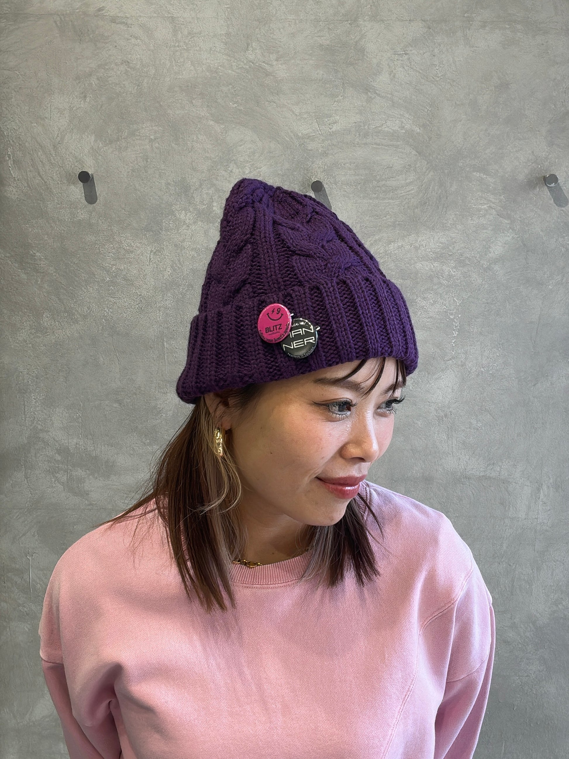 ゆるフィットニットキャップ