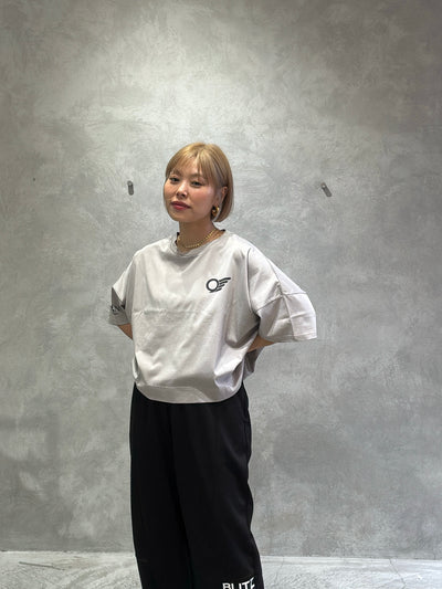 ショート丈ドライタッチTシャツ／No.9-the Nines-
