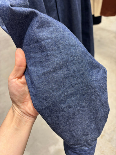 受付終了【予約⚡︎販売】スタンドカラーデニムシャツ（スカーフ付き）／#8643203／LE MÉLANGE／2026 AW #1