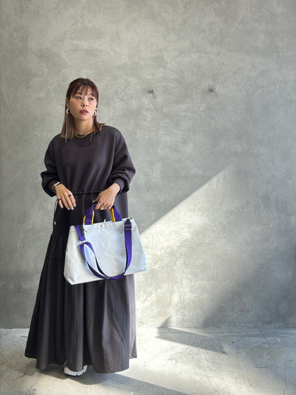 ウエストドロストドッキングワンピース／LHELBIE