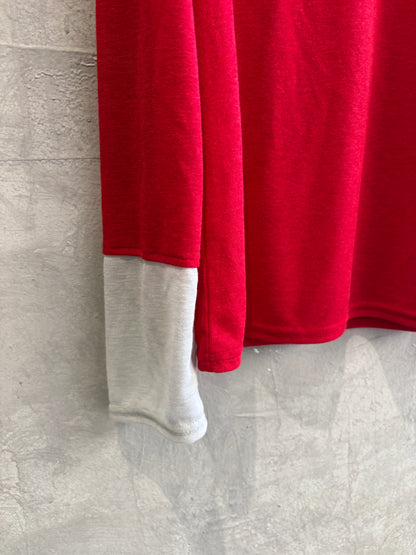 バイカラーインナーニット／LHELBIE