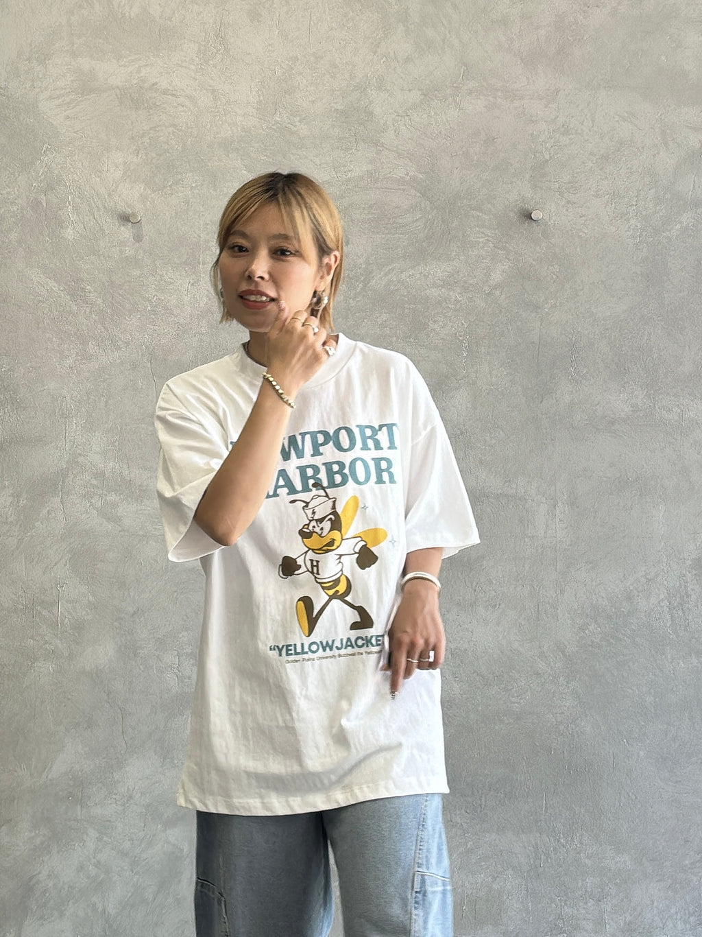 受付終了【予約販売】men'sサイズ／NEWPORT HARBOR Tシャツ／ING