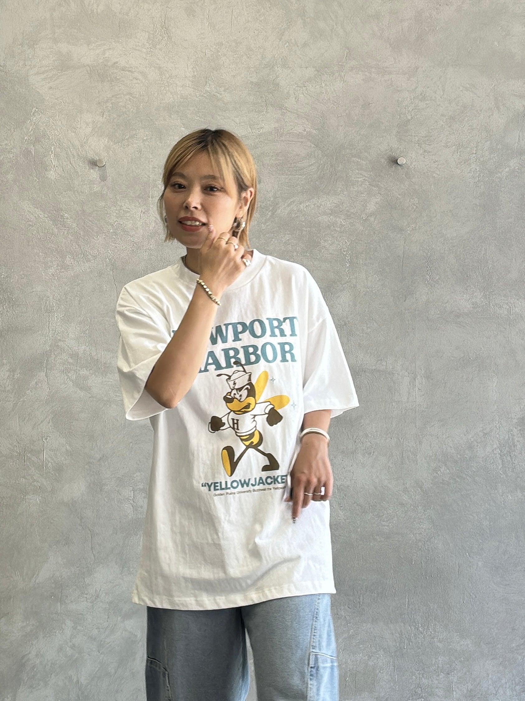 【予約販売】men'sサイズ／NEWPORT HARBOR Tシャツ／ING