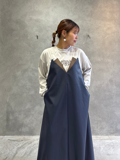 刺繍ロゴカットソー／Anna Kerry