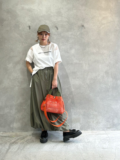 2wayナイロンバルーンスカート