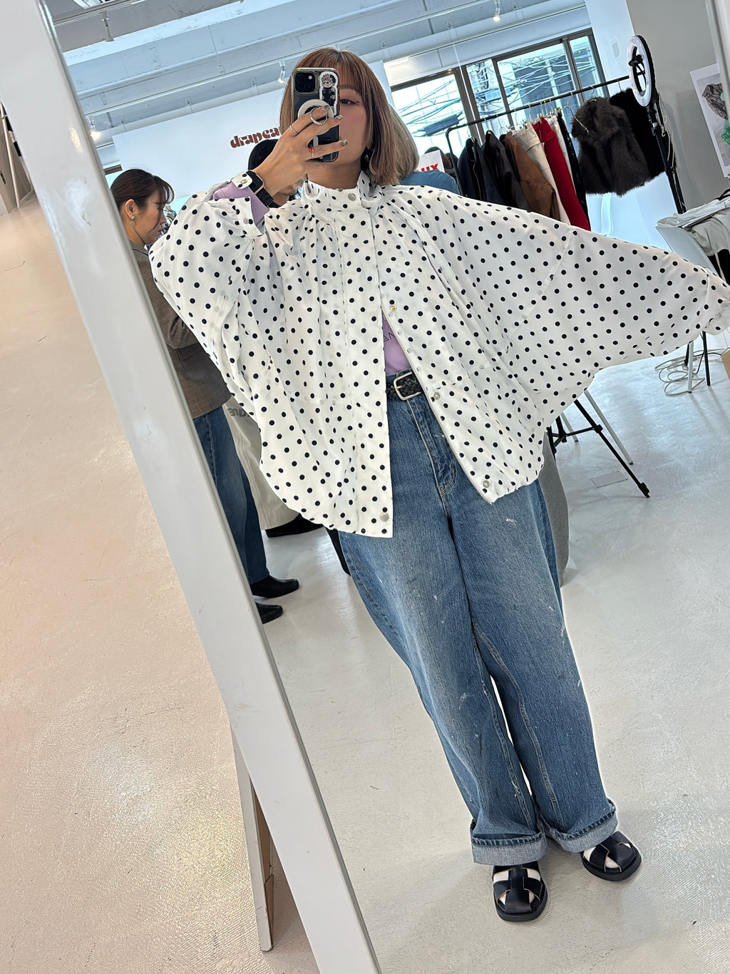 受付終了【予約⚡︎販売】ドットブルゾン／MG JK-26096-A／MARGAUX VINTAGE／2026 AW＃1