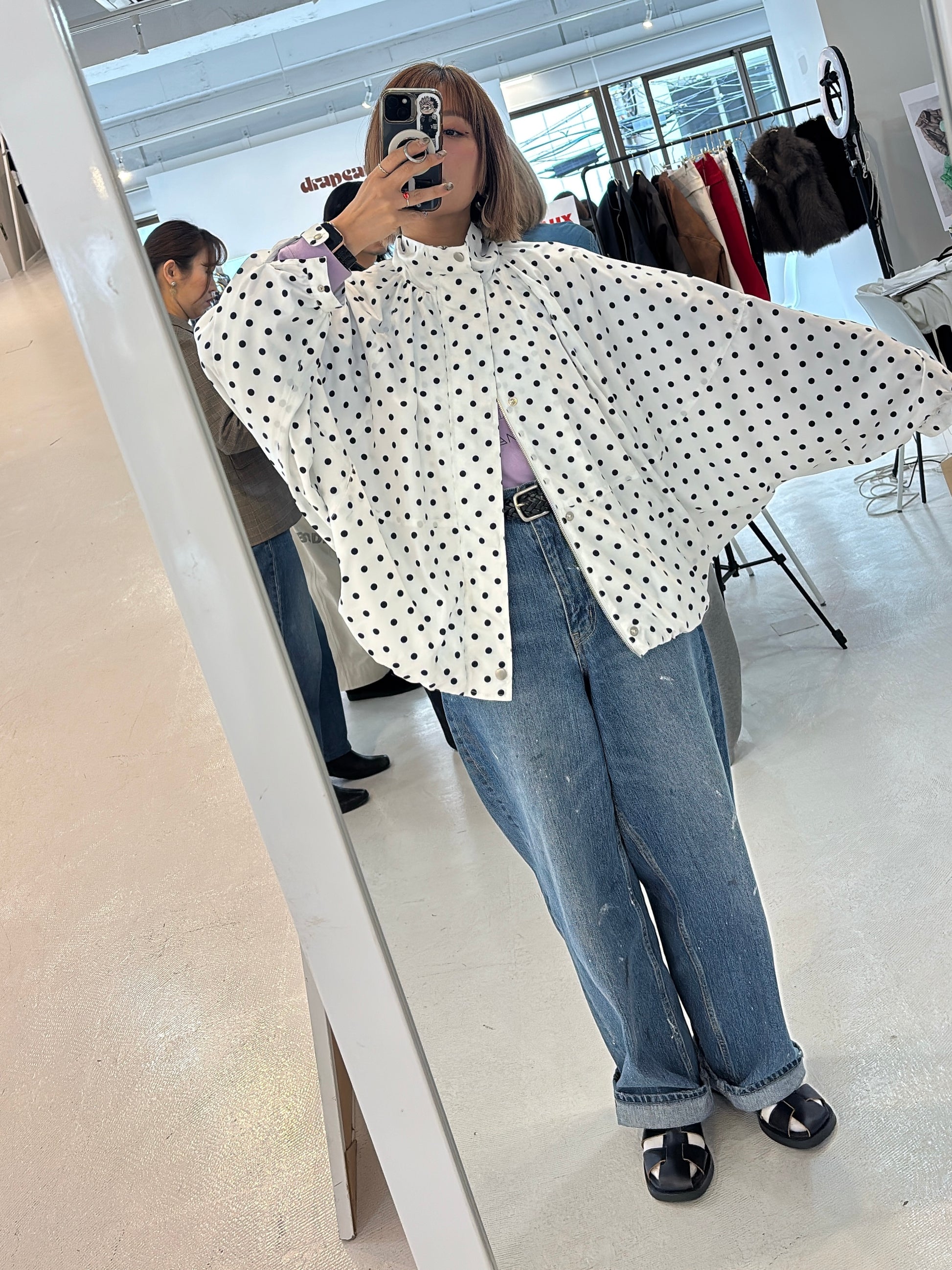 【予約⚡︎販売】ドットブルゾン／MG JK-26096-A／MARGAUX VINTAGE／2026 AW＃1