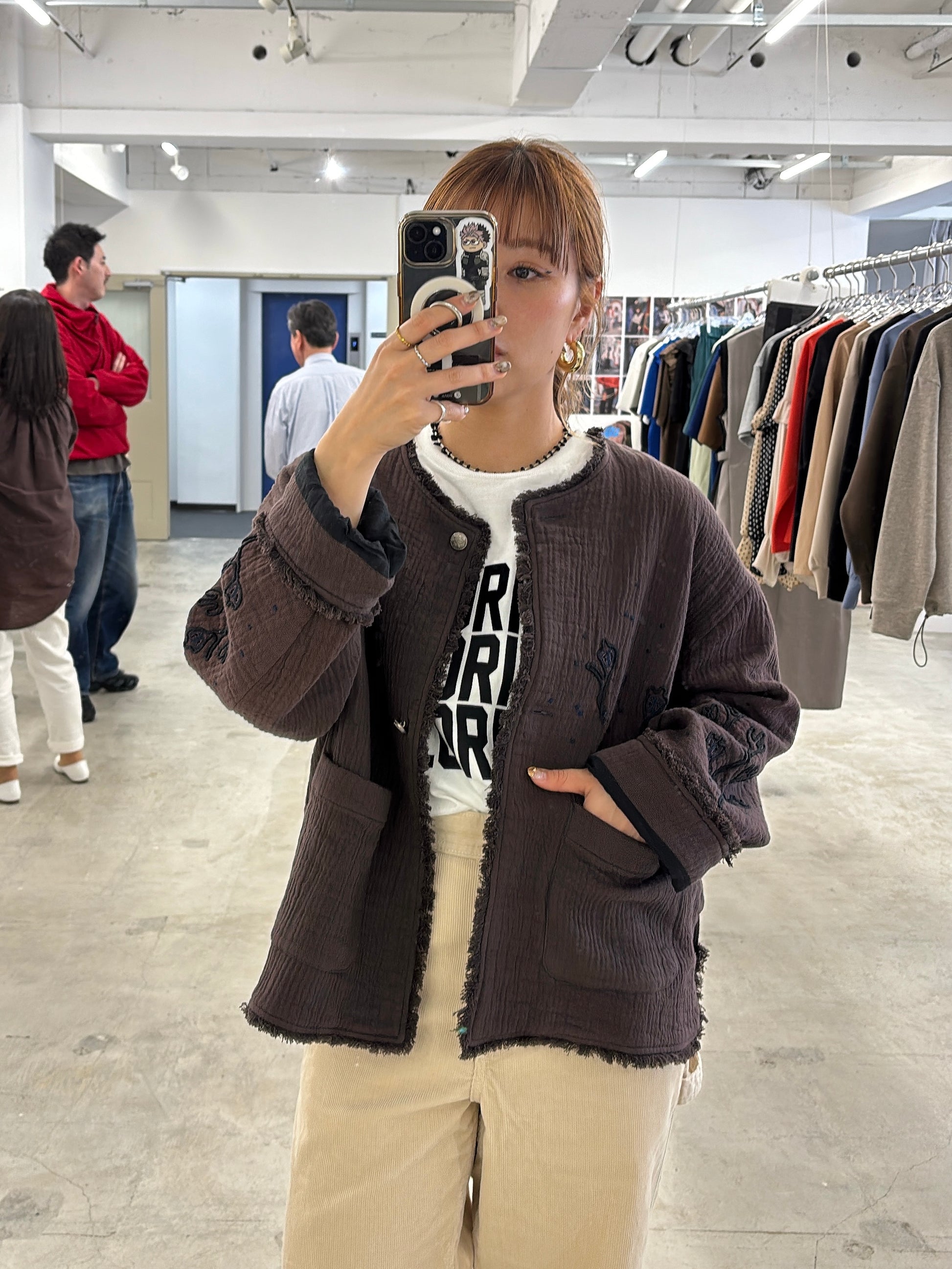 【予約⚡︎販売】刺繍クルーネックジャケット／#8643804／LE MÉLANGE／2026 AW #1