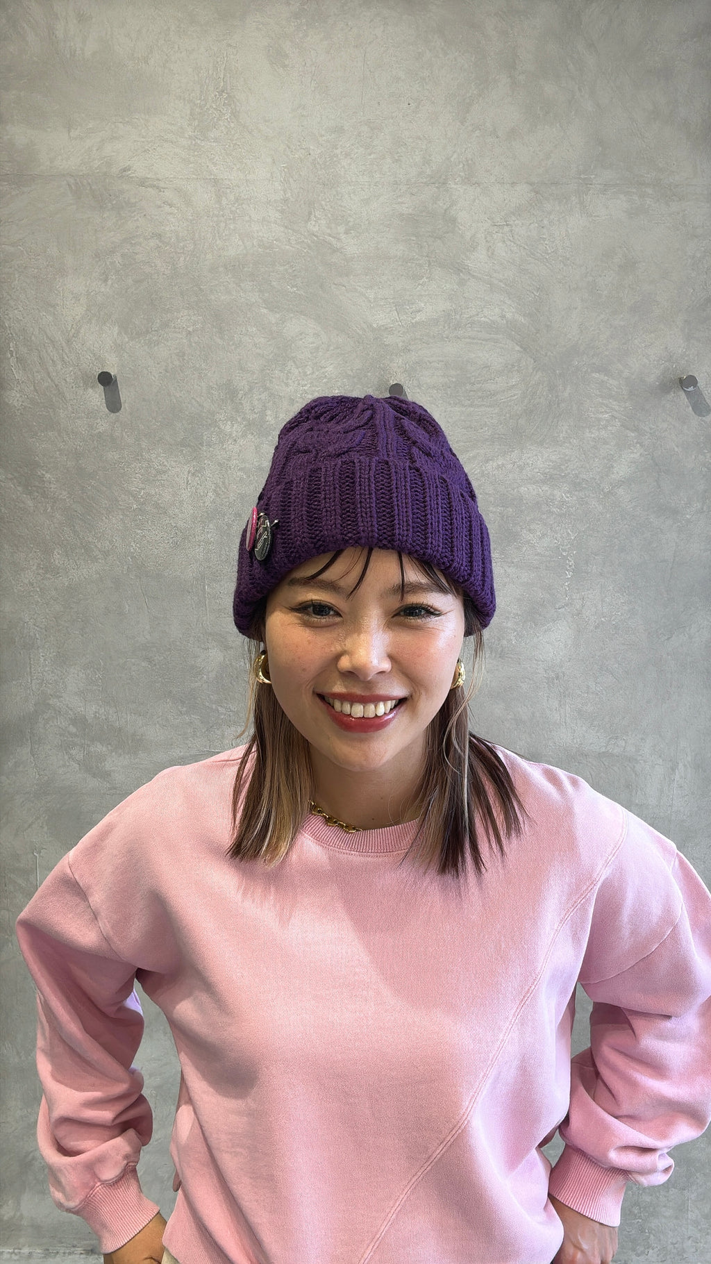 ゆるフィットニットキャップ