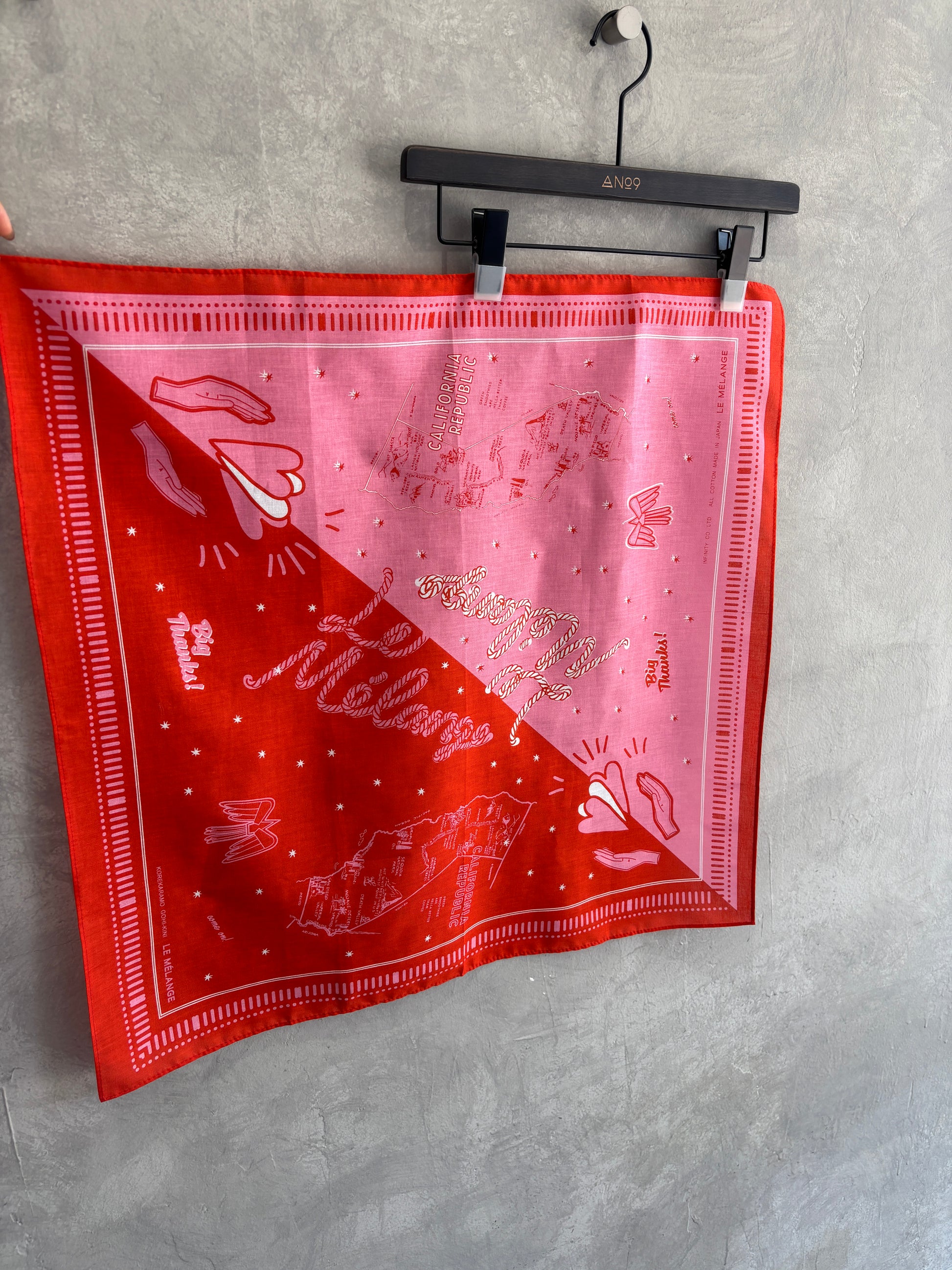 バイカラーバンダナ／8628001／LE MÉLANGE／2026 SS#2