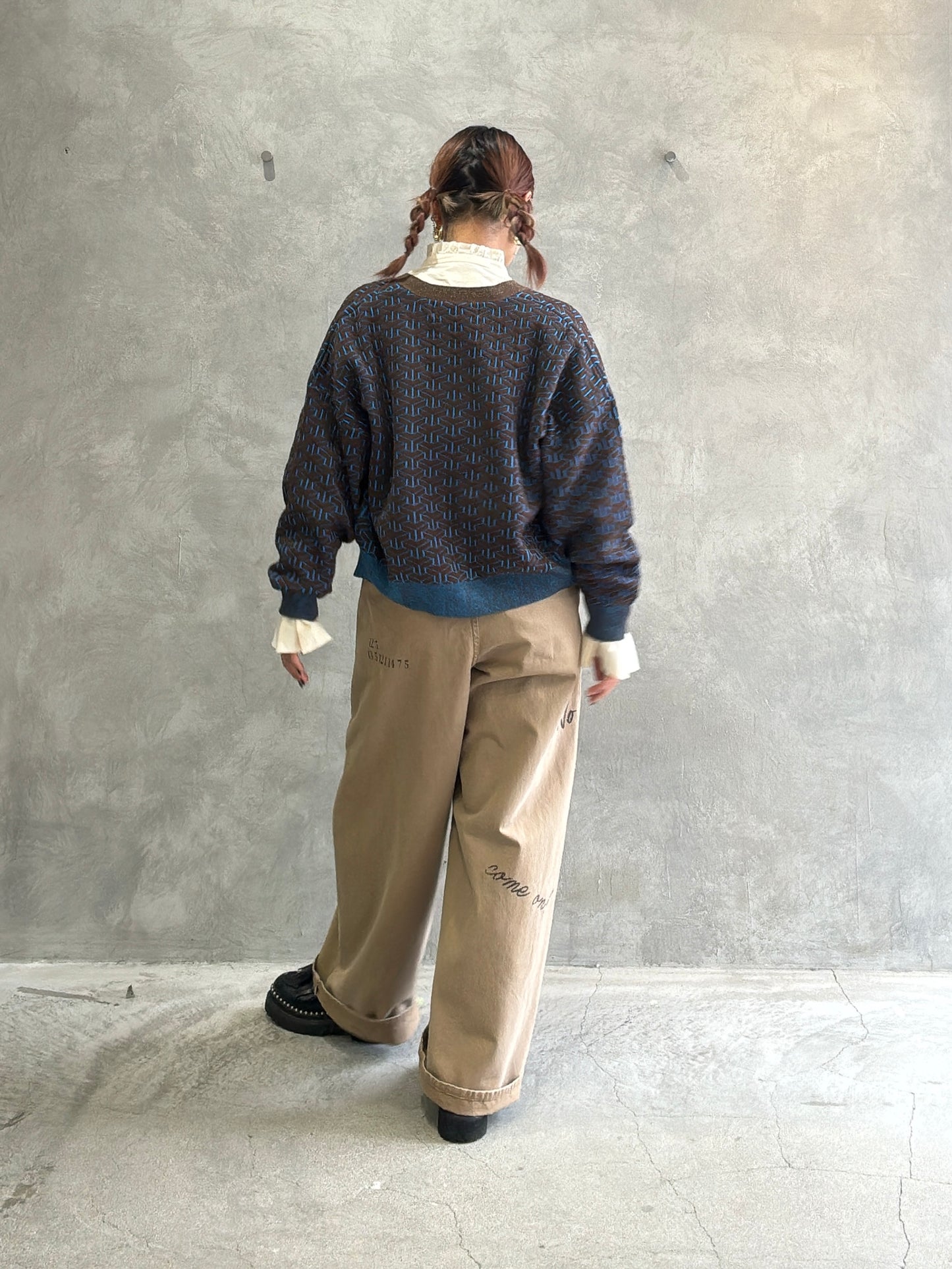 【再入荷】プリントチノパン／LE MÉLANGE