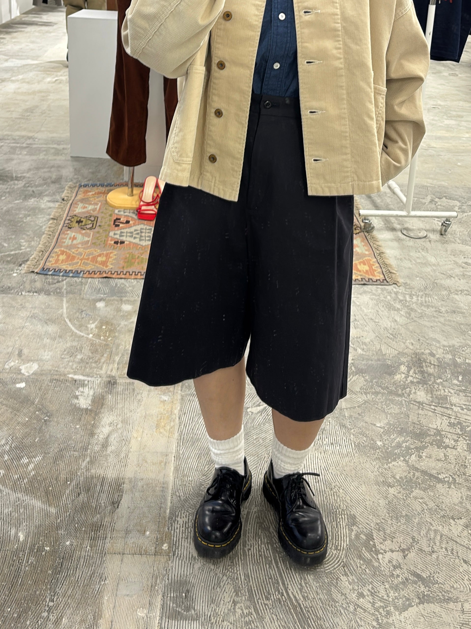 【予約⚡︎販売】コットンツイルハーフパンツ／#8643502／LE MÉLANGE／2026 AW #1