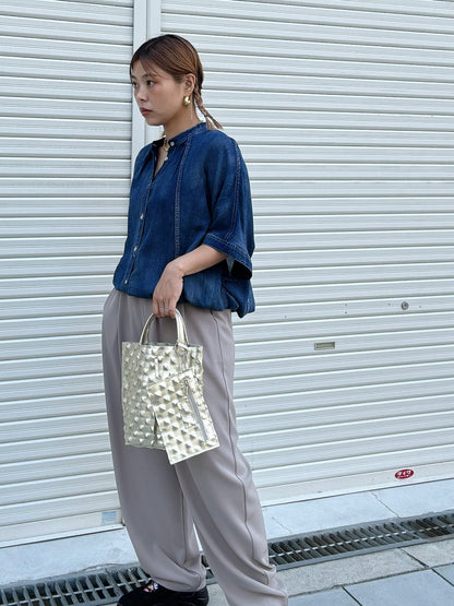 シアーデニムポンチョブラウス／CYNICAL