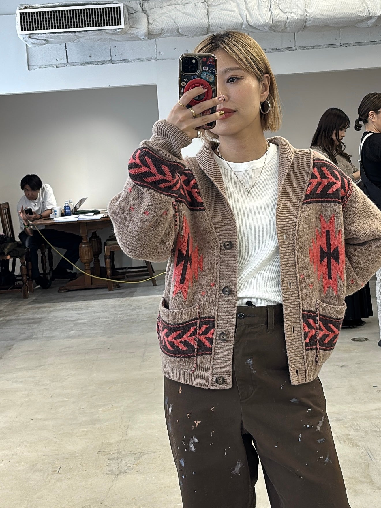【予約⚡︎販売】カウチン風ショールカラーカーディガン／8652103／LE MÉLANGE／2026 AW #2