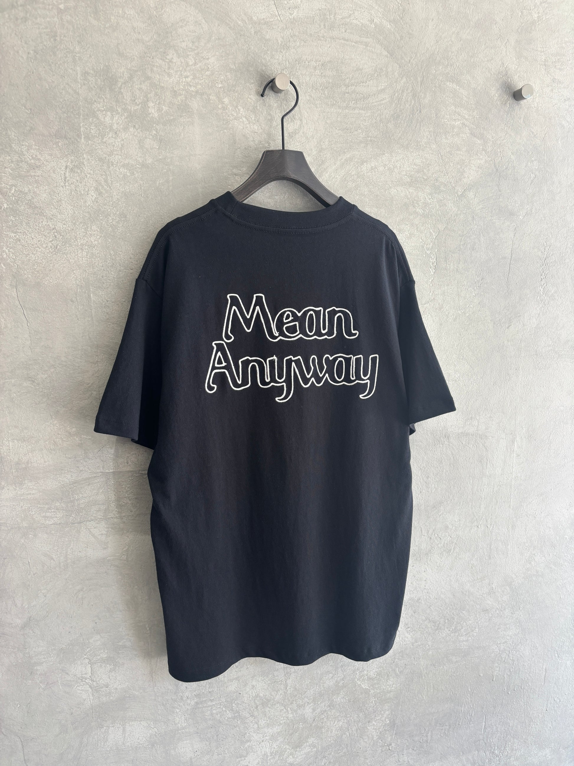 【予約販売】men'sサイズ／コード刺繍ポケット Tシャツ／ING