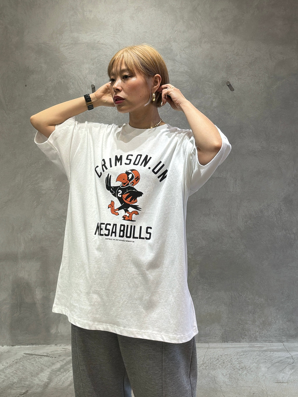 受付終了【予約販売】men'sサイズ／CRIMSON.UN Tシャツ／ING